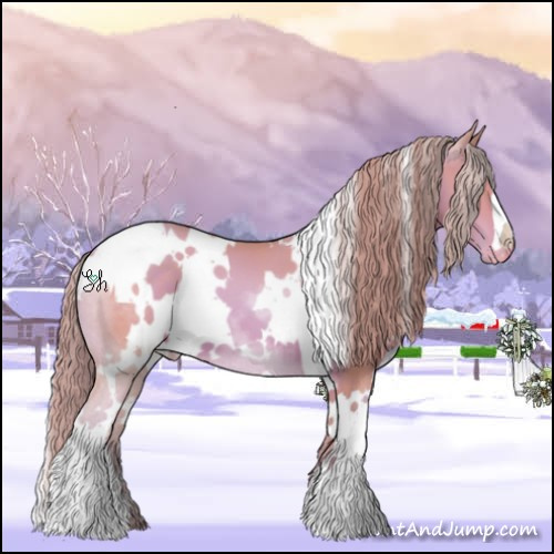 Horse Color:Watercolor White Spotted Brown Pearl Appaloosa