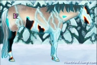 Horse Color:Thunderstruck Bay Roan Onyx Splash