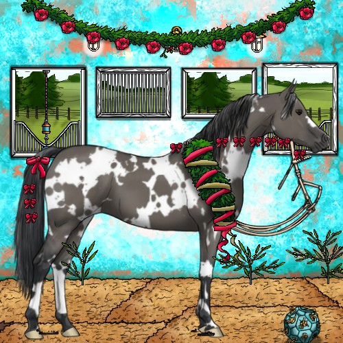 Horse Color:White Spotted Grullo