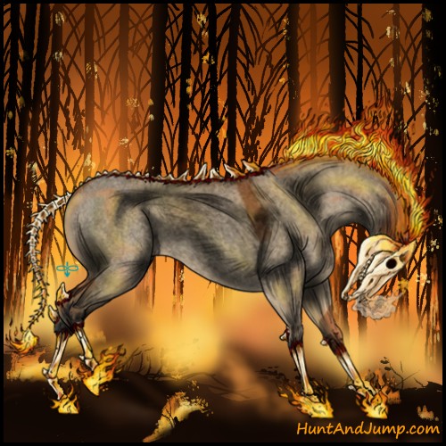 Horse Color:Void Bay Roan Dun Sabino 