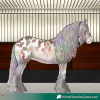 Horse Color:Nacre Silver Brown Onyx Appaloosa 