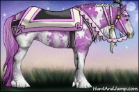 Horse Color:Watercolor White Spotted Chestnut 