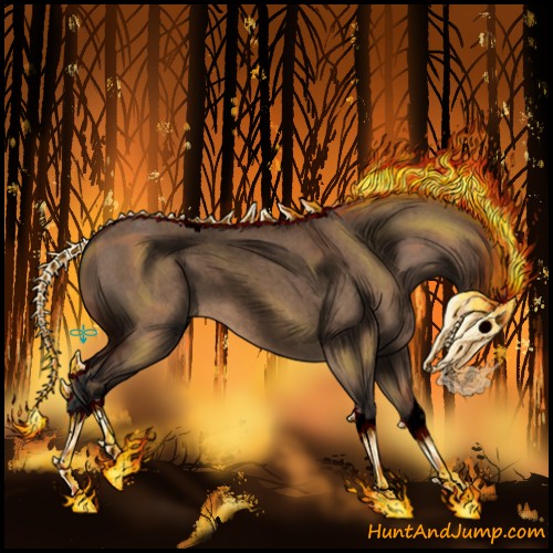 Horse Color:Void Bay Roan Dun Tobiano 