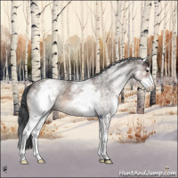 Horse Color:White Spotted Brown Roan Dun Mushroom 