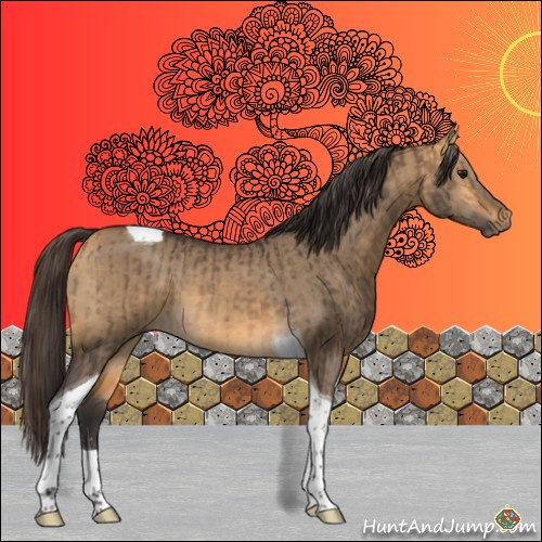 Horse Color:Buckskin Sabino Tobiano  and Buckskin Dun Tobiano 