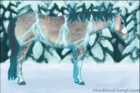 Horse Color:Thunderstruck Blue Onyx Ice 