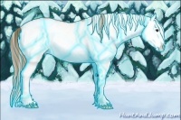 Horse Color:Thunderstruck White Spotted Red Dun Ice Onyx Splash 