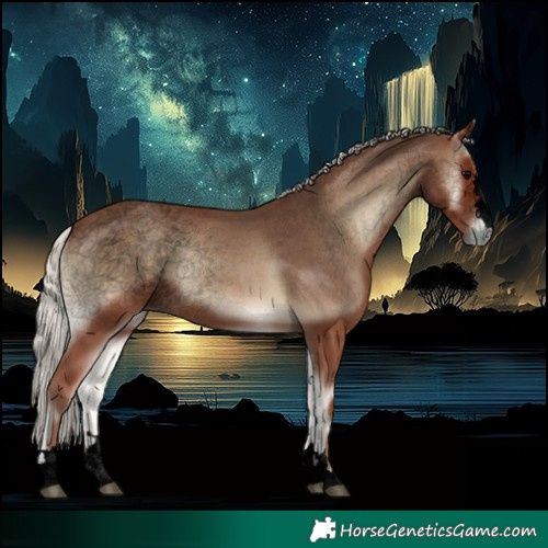 Horse Color:Void Silver Blue Onyx 