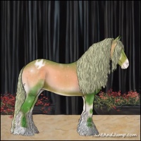 Horse Color:Watercolor Silver Blue Onyx Varnish 