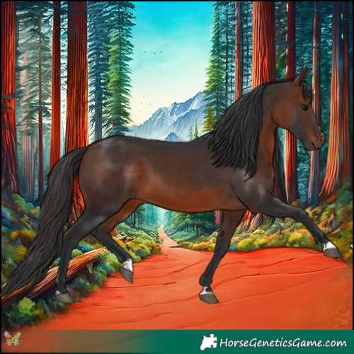 Horse Color:Brown 