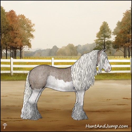 Horse Color:Liver Red Dun Mushroom Splash Rabicano 