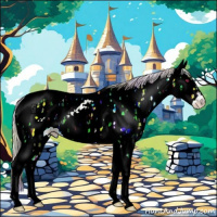 Horse Color:Nacre Watercolor Silver Sable Champagne Chinchilla Ice Onyx Sabino Tobiano Appaloosa 