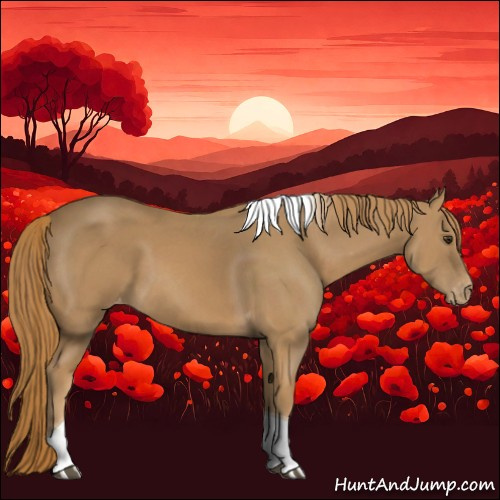 Horse Color:Chestnut Tobiano Appaloosa 
