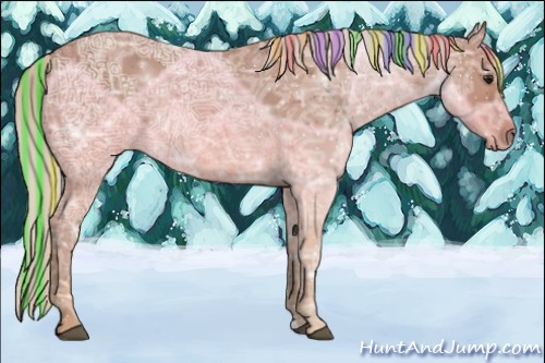 Horse Color:Painted Silver Bay Ice 