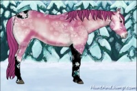 Horse Color:Watercolor Red Onyx Ice Tobiano 