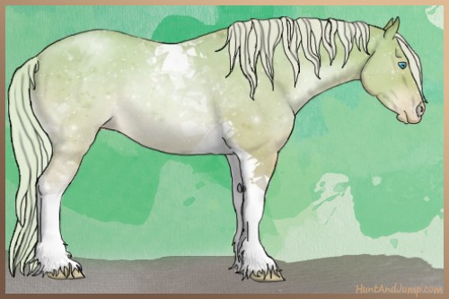 Horse Color:Watercolor Silver Buckskin Pearl Tobiano 