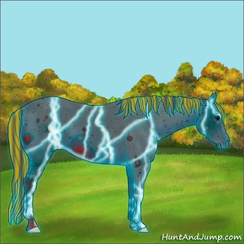 Horse Color:Painted Thunderstruck Bay 