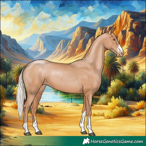 Horse Color:Silver Black Pearl 