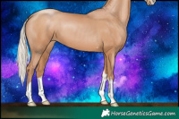 Horse Color:Silver Black Pearl 