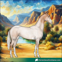 Horse Color:Silver Black Pearl 