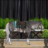 Horse Color:Platinum Silver Smoky Black 