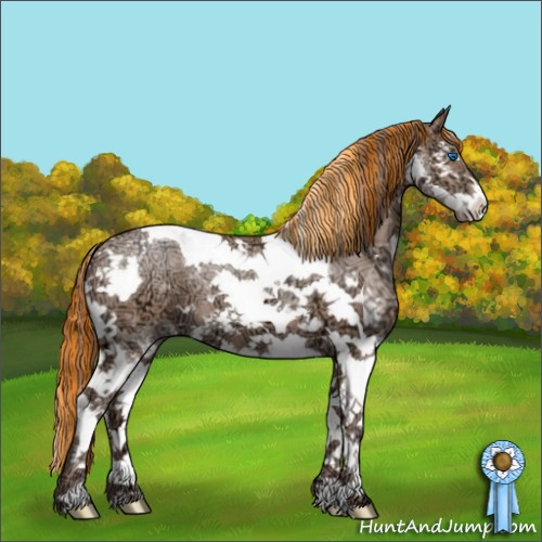 Horse Color:Painted Chocolate Black Ice Pearl Sabino Splash Tobiano