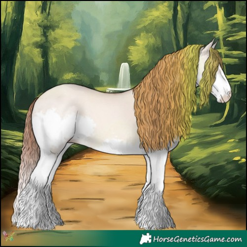 Horse Color:Gold Champagne Dun Splash 
