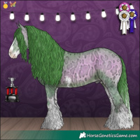 Horse Color:Watercolor Blue Onyx Ice Sabino Splash 