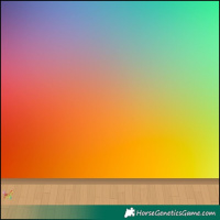 Horse Color:Painted Watercolor White Spotted Midnight Silver Black Ice