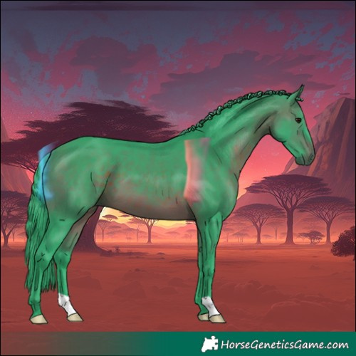 Horse Color:Watercolor Brown 