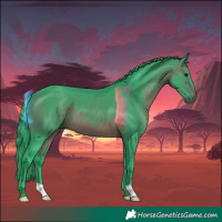 Horse Color:Watercolor Brown 