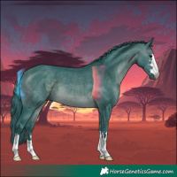 Horse Color:Watercolor Brown