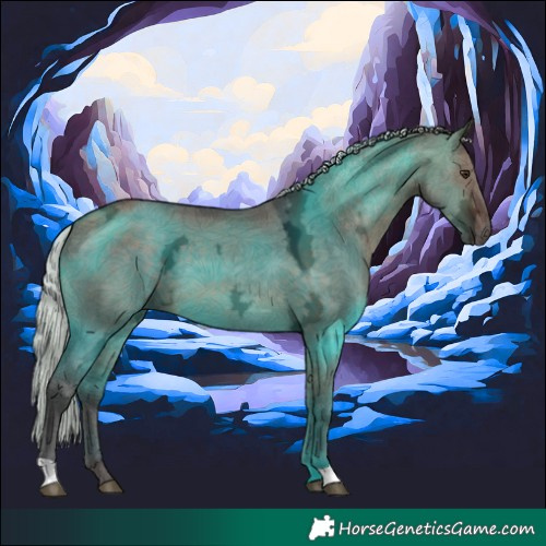 Horse Color:Silver Brown Ice Dun 