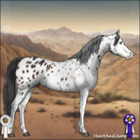 Horse Color:Brown Sabino Appaloosa 