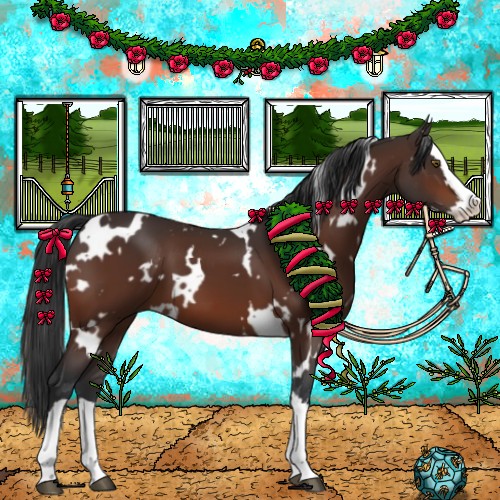 Horse Color:White Spotted Brown Splash 