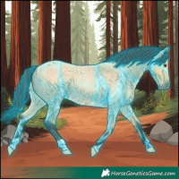 Horse Color:Thunderstruck Buckskin Roan 