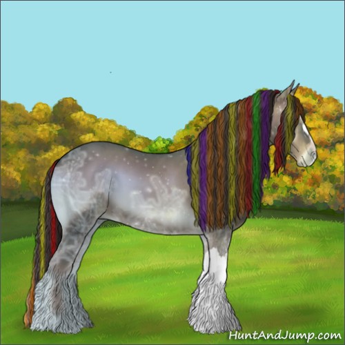 Horse Color:Painted Liver Red Onyx Ice