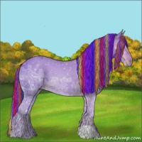 Horse Color:Painted Watercolor Liver Chestnut Ice 