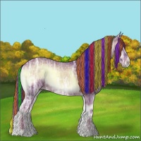 Horse Color:Painted Watercolor Red Onyx Ice 