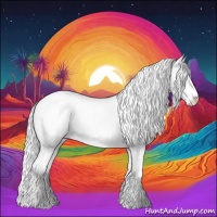 Horse Color:Gold Champagne Chinchilla Sabino Varnish Rabicano 