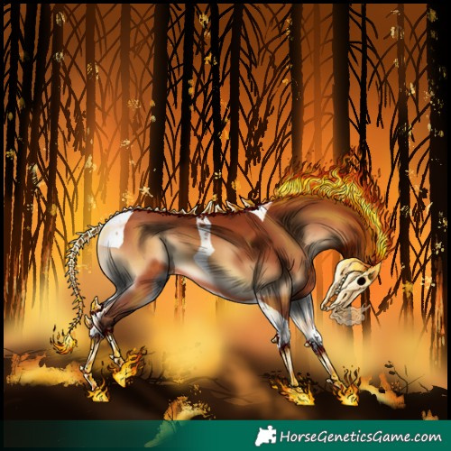 Horse Color:Chocolate Bay Onyx Tobiano