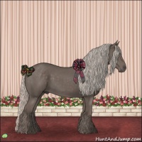 Horse Color:Silver Black 