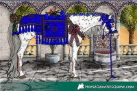 Horse Color:Liver Red Roan Mushroom Appaloosa 