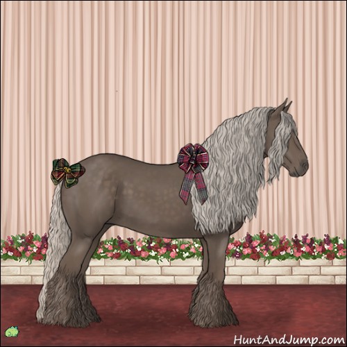 Horse Color:Silver Black 