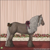 Horse Color:Silver Black 