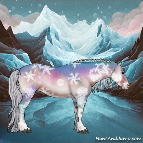 Horse Color:Watercolor Silver Brown Ice Onyx Sabino 