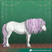 Horse Color:Painted White Spotted Silver Classic Champagne Chinchilla Ice Roan Onyx Splash 