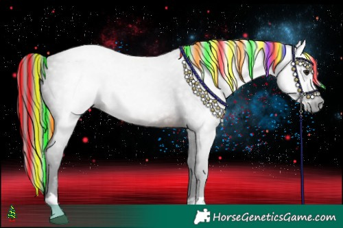 Horse Color:Gray Painted Brown
