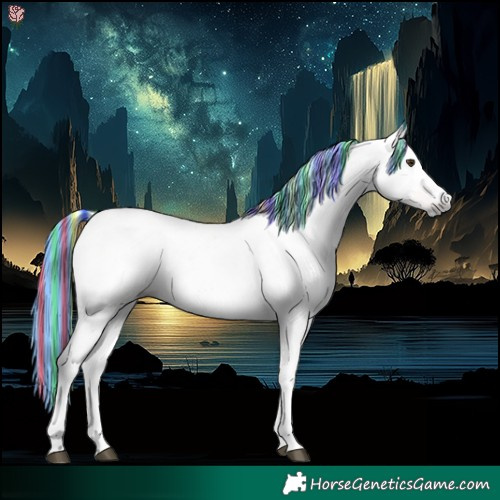 Horse Color:Gray Painted Chestnut 