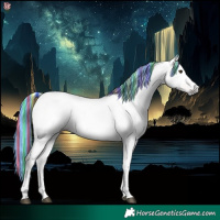 Horse Color:Gray Painted Chestnut 